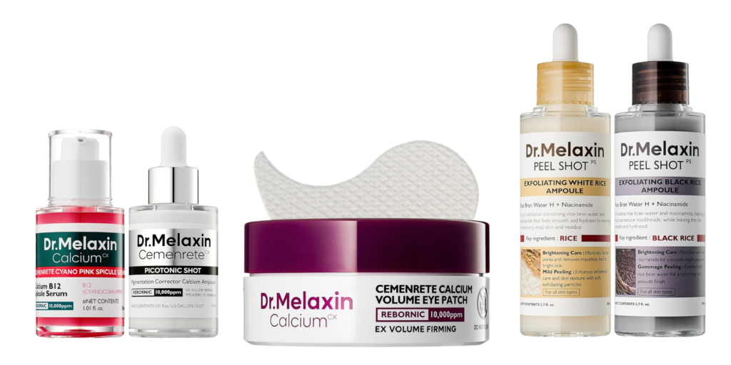 Five Dr. Melaxin Products for smoother skin